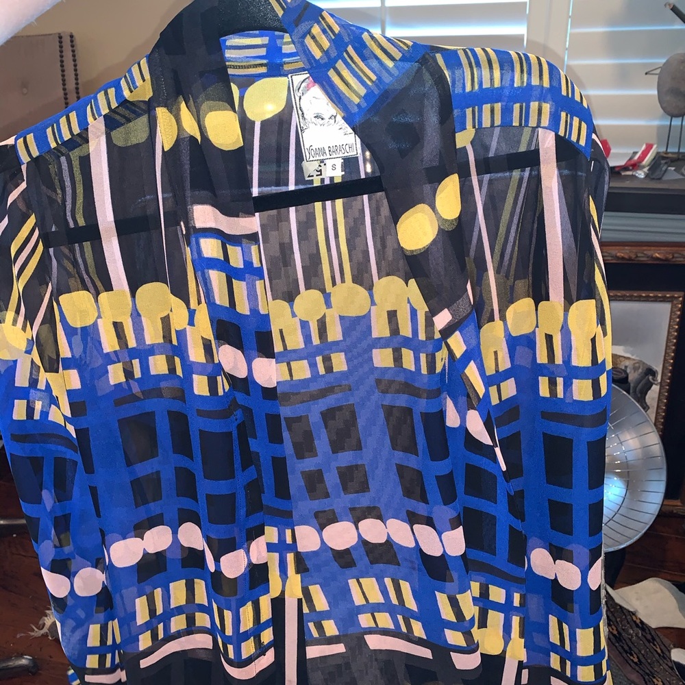 Yoana Baraschi multicolor patterned blouse